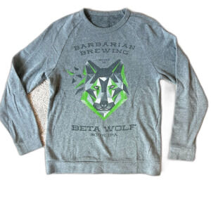 Barbarian Brewing Wolf Sweatshirt Women's Small